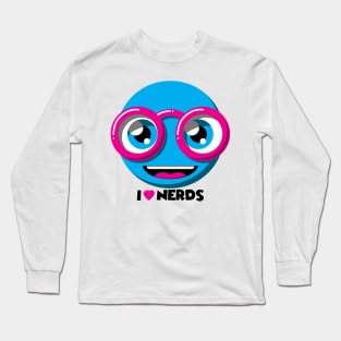 I LOVE NERDS Long Sleeve T-Shirt